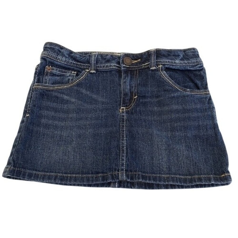 Cherokee Girls Blue Denim Skirt Size Large 10/12
